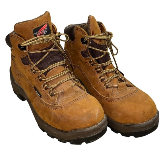 Red Wing 2327 Steel Toe Water Proof Oil Resistant Work Boots Women’s 7.5 Sturdy - Picture 8 of 16